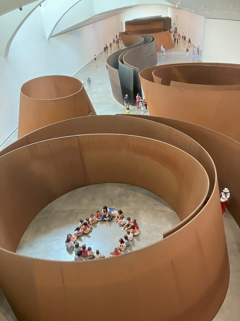 "The Matter of Time", Richard Serra, Guggenheim museum, Bilbao, 6 juni 2023.